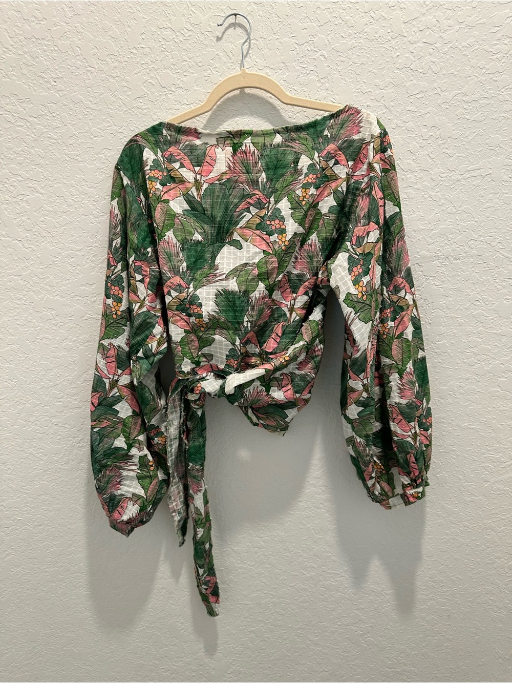 Coniglio Palm Beach Wrap Top in Seagrape - Picture 2 of 4